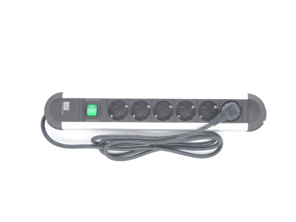Bachmann Schuko Power Strip - 6 Outlet