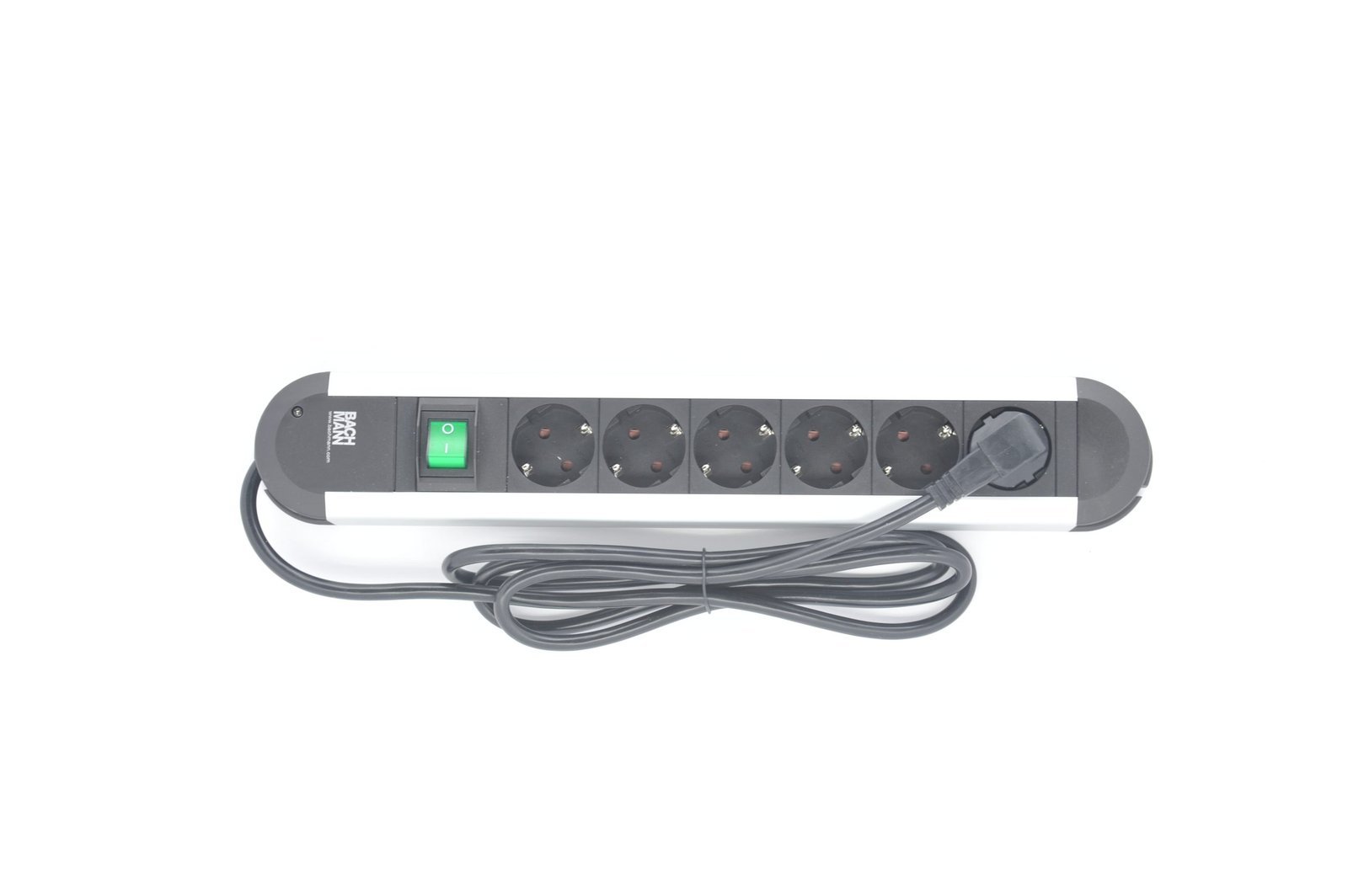 Bachmann Schuko Power Strip - 6 Outlet